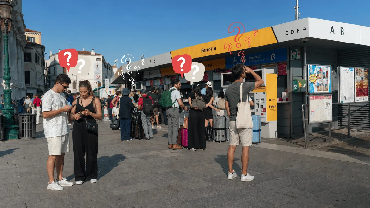 Praktický článek a fotografie dopravy v Benátkách