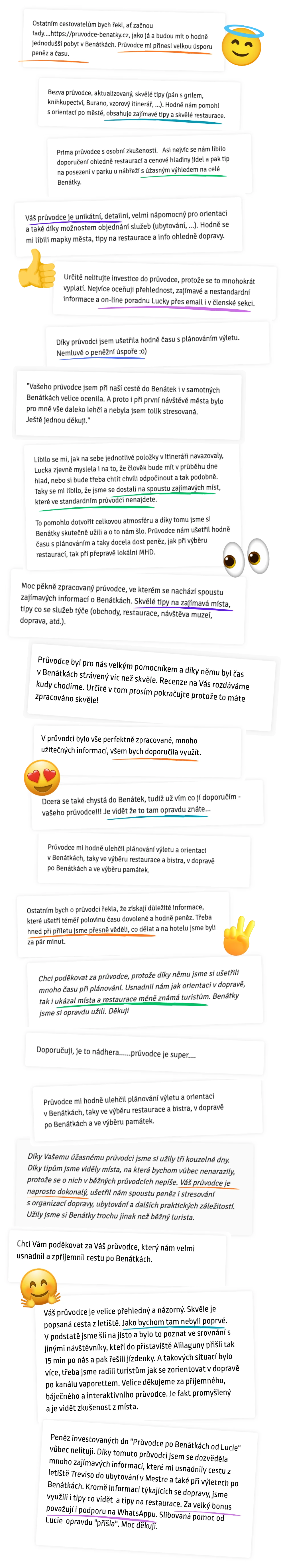 Zkušenosti zákazníků s průvodcem po Benátkách