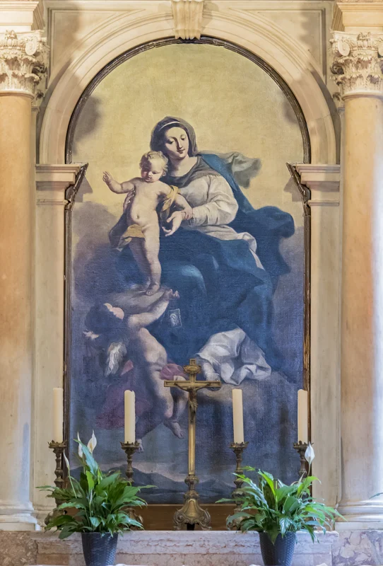 Madonna del Carmelo od Sante Piattiho ve Scuola Grande dei Carmini