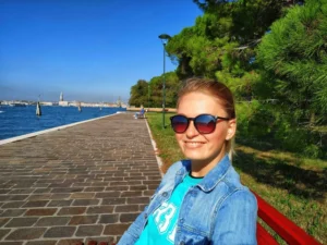 Lucie Strnadová – autorka průvodce po Benátkách Lucie Strnadová – autorka průvodce po Benátkách